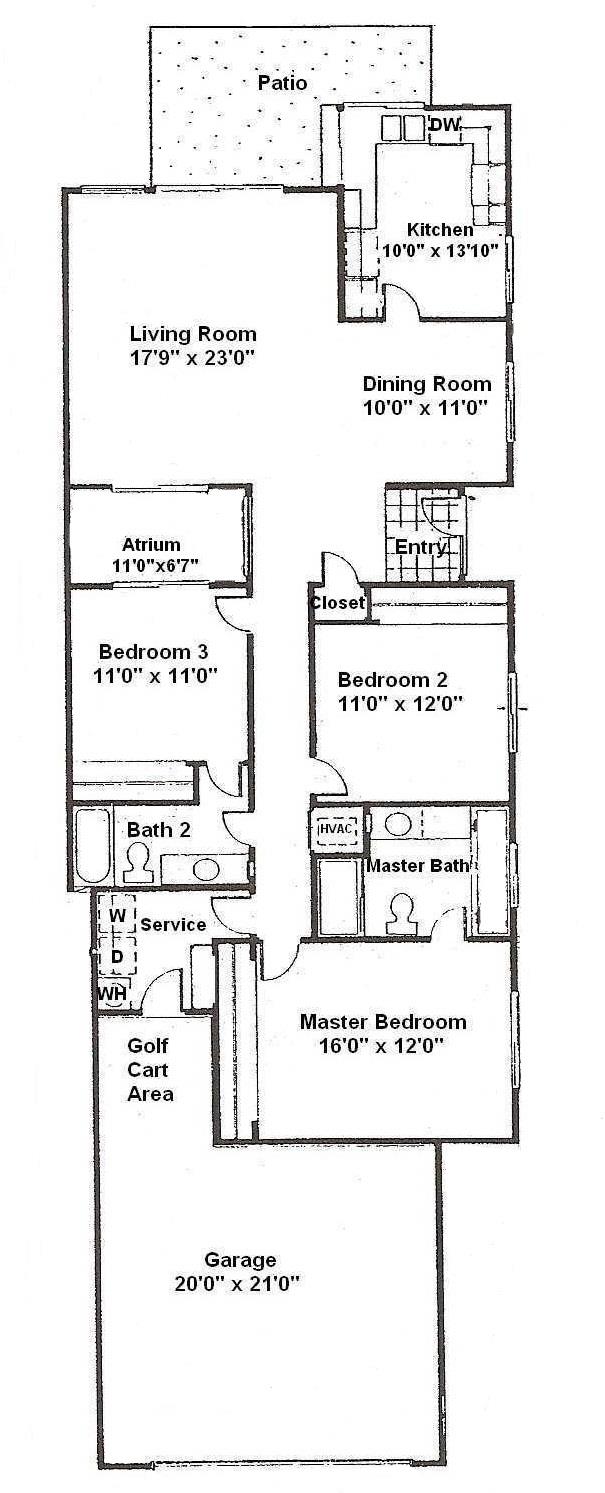 The Barcelona floor plan